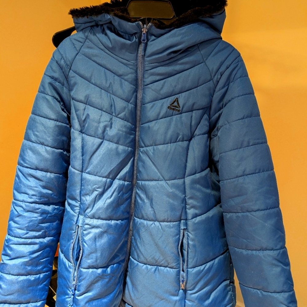 Woman's Reebok Fur Lined/Reversible Mid Length Parka